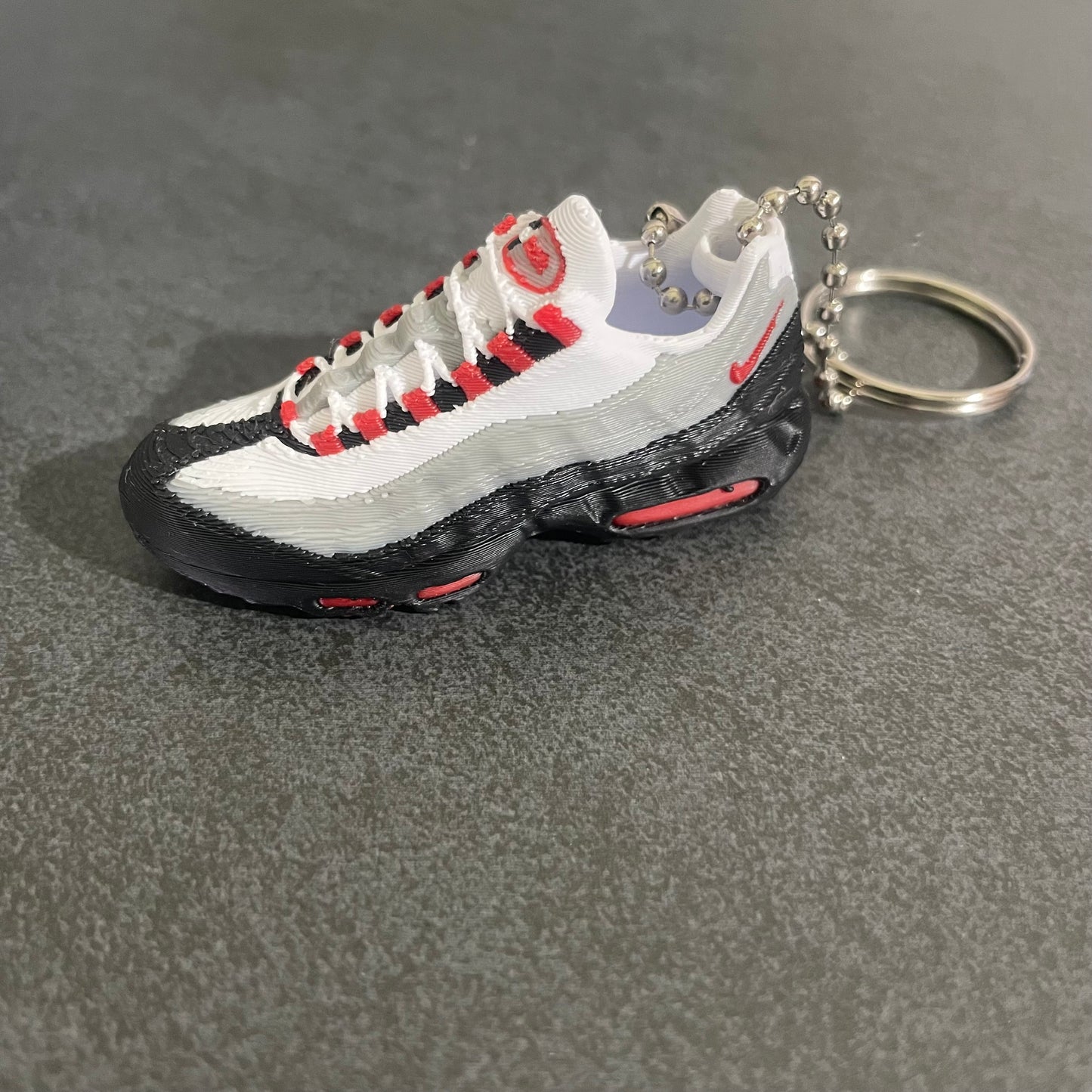 Air Max 95 multi colour Red Keyring