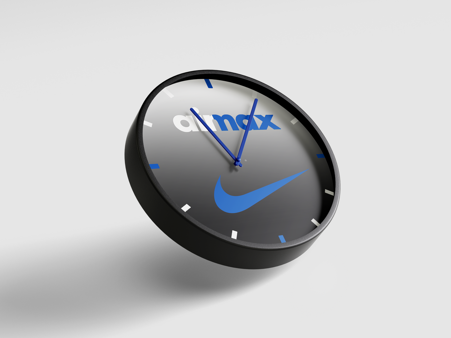 Air Max Blue Wall Clock