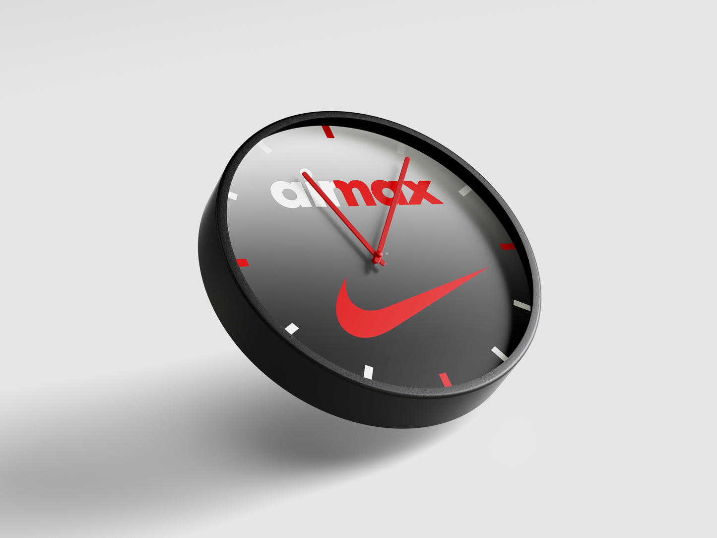 Air Max Red Wall Clock