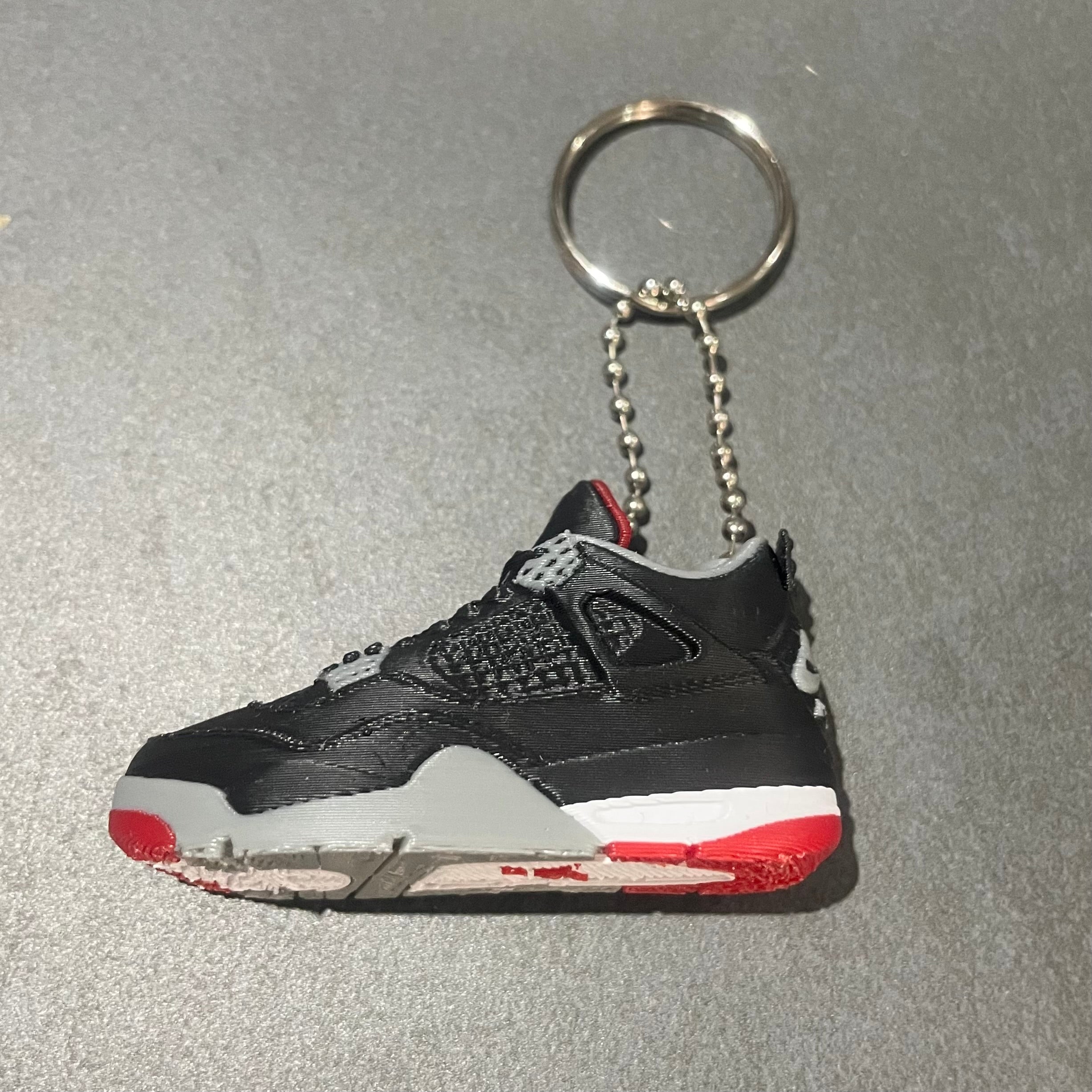 jordan 4 bred keychain