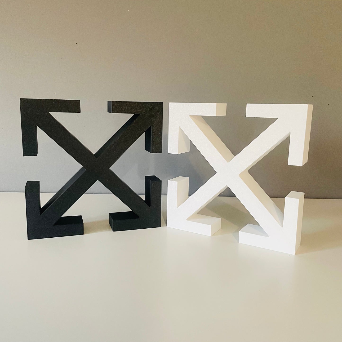Off White plaque
