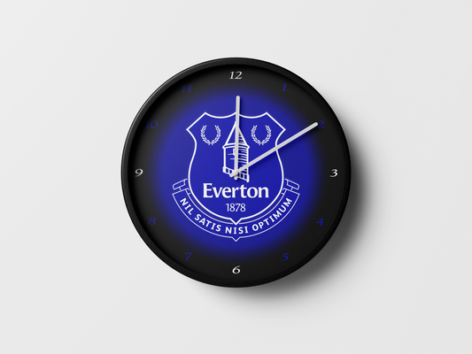 Everton FC Blue Wall Clock