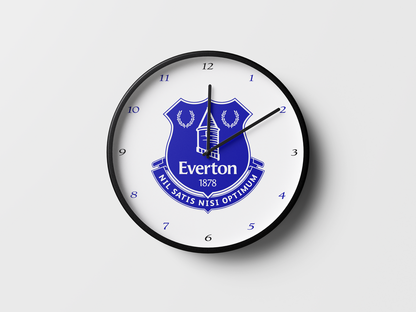 Everton FC white Wall Clock