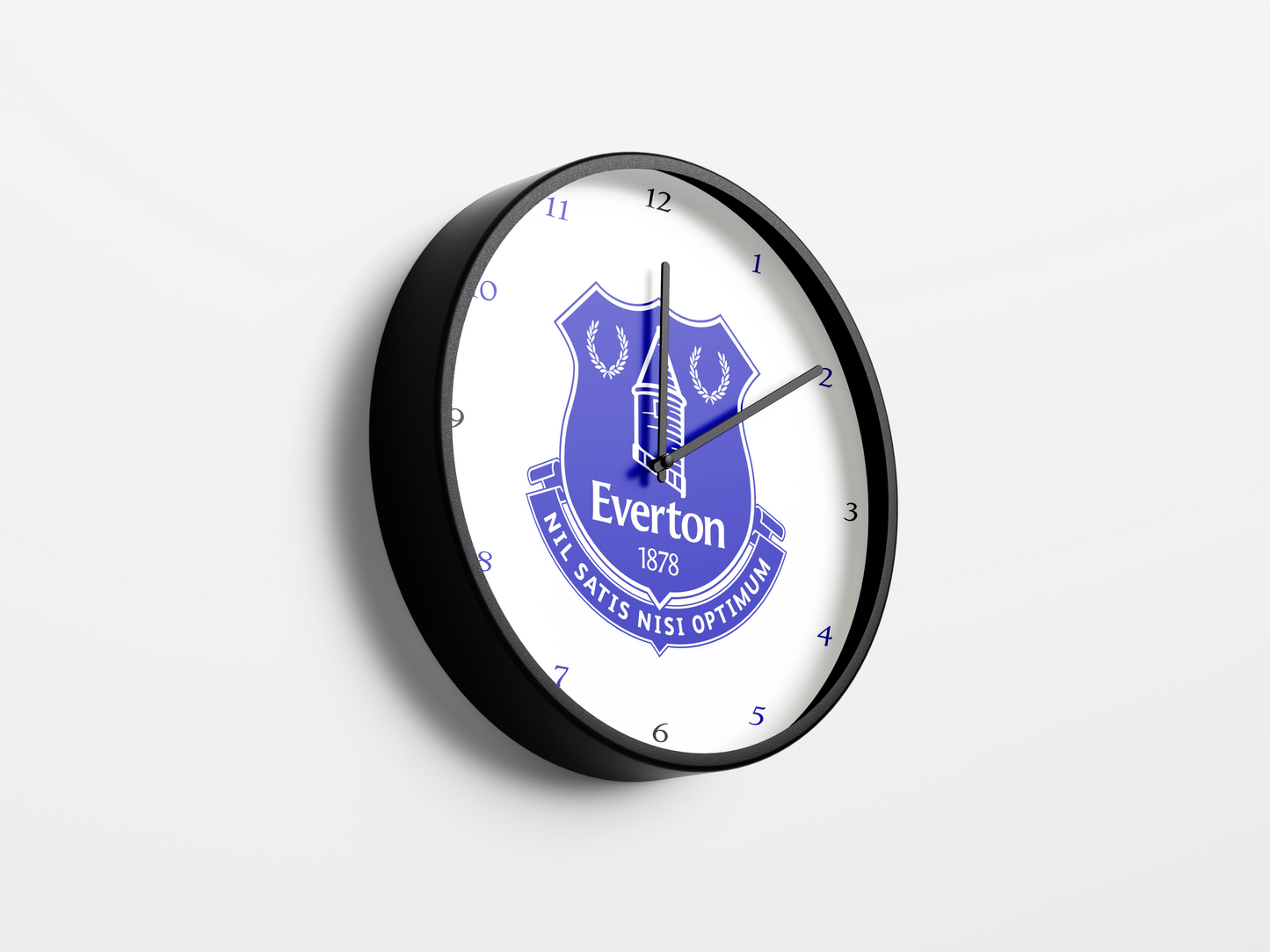 Everton FC white Wall Clock