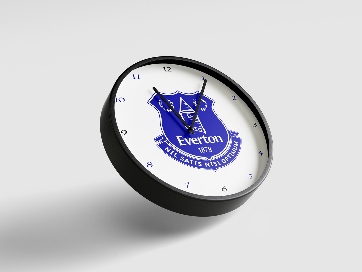 Everton FC white Wall Clock
