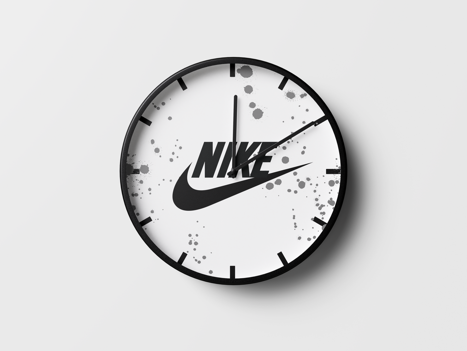 Nike wall Clock White