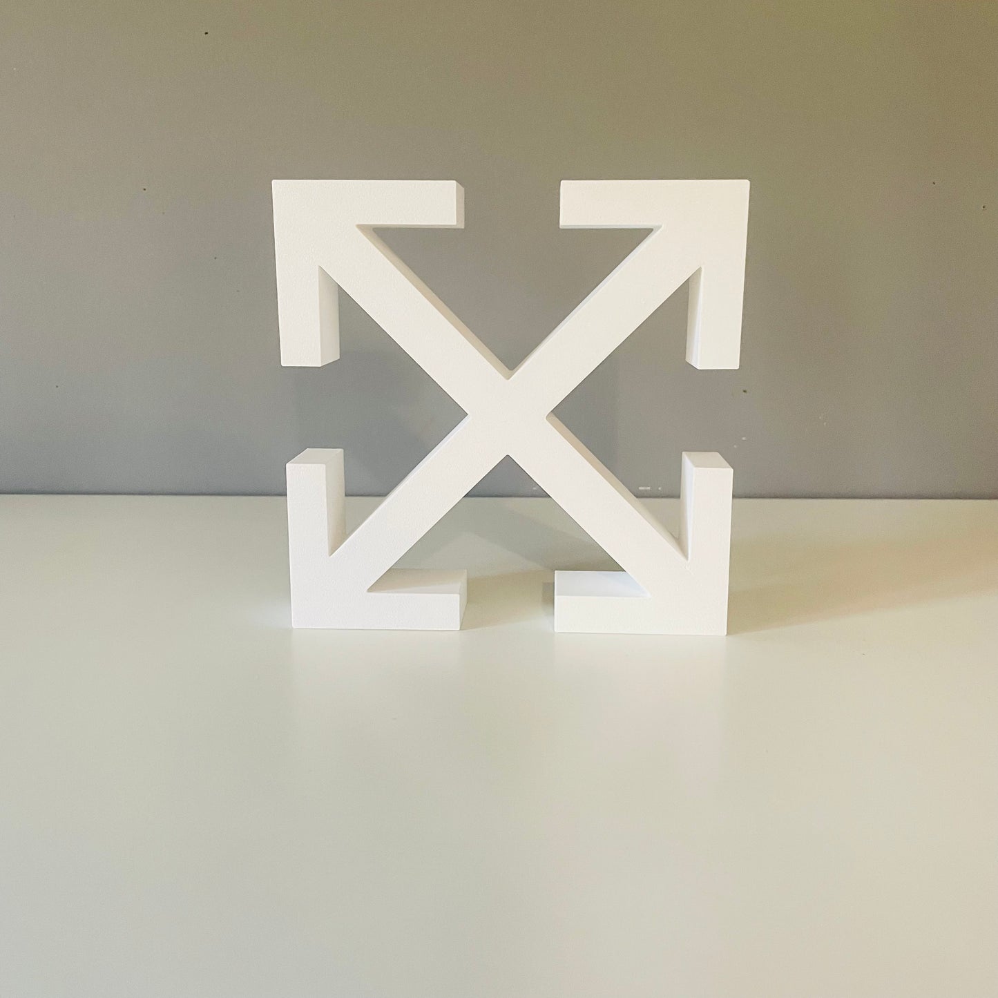 Off White plaque