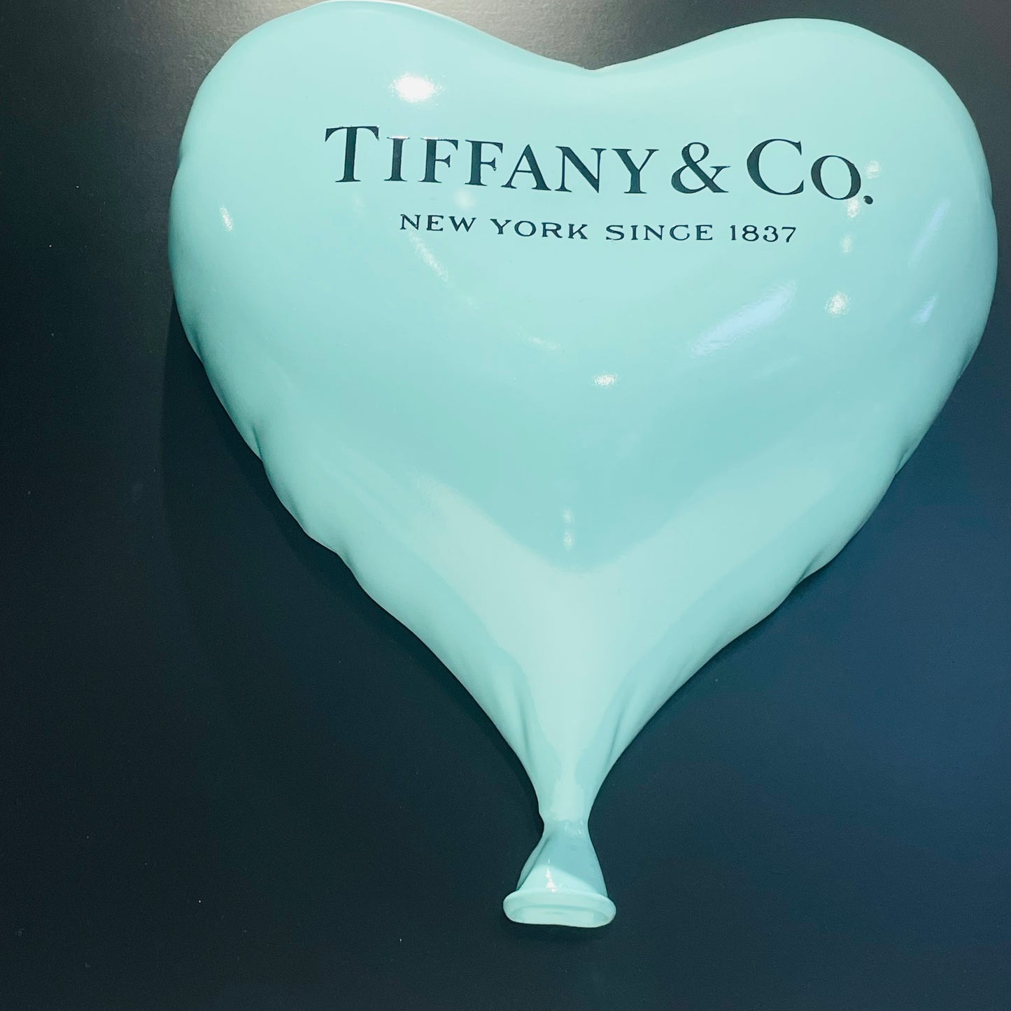 Tiffany Heart Balloon Framed