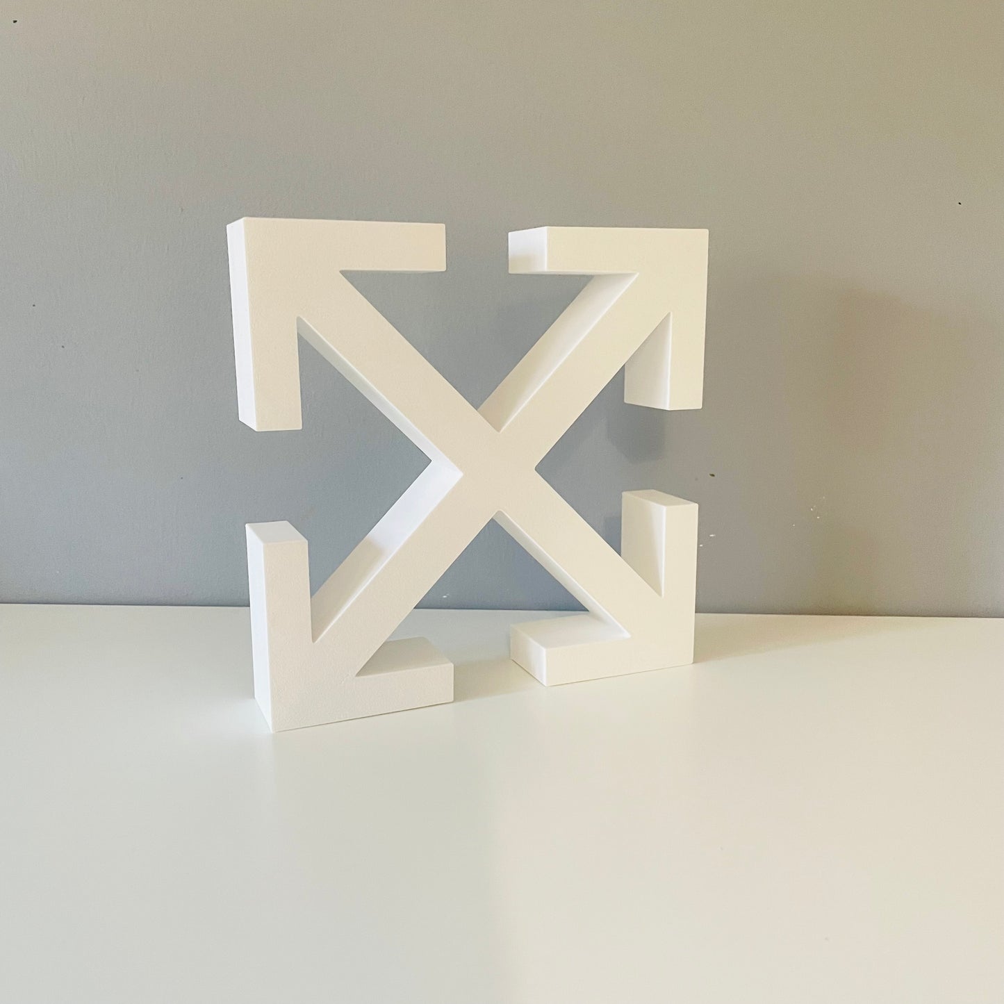 Off White plaque