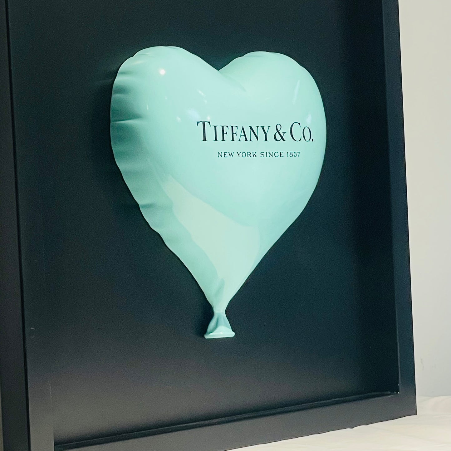 Tiffany Heart Balloon Framed