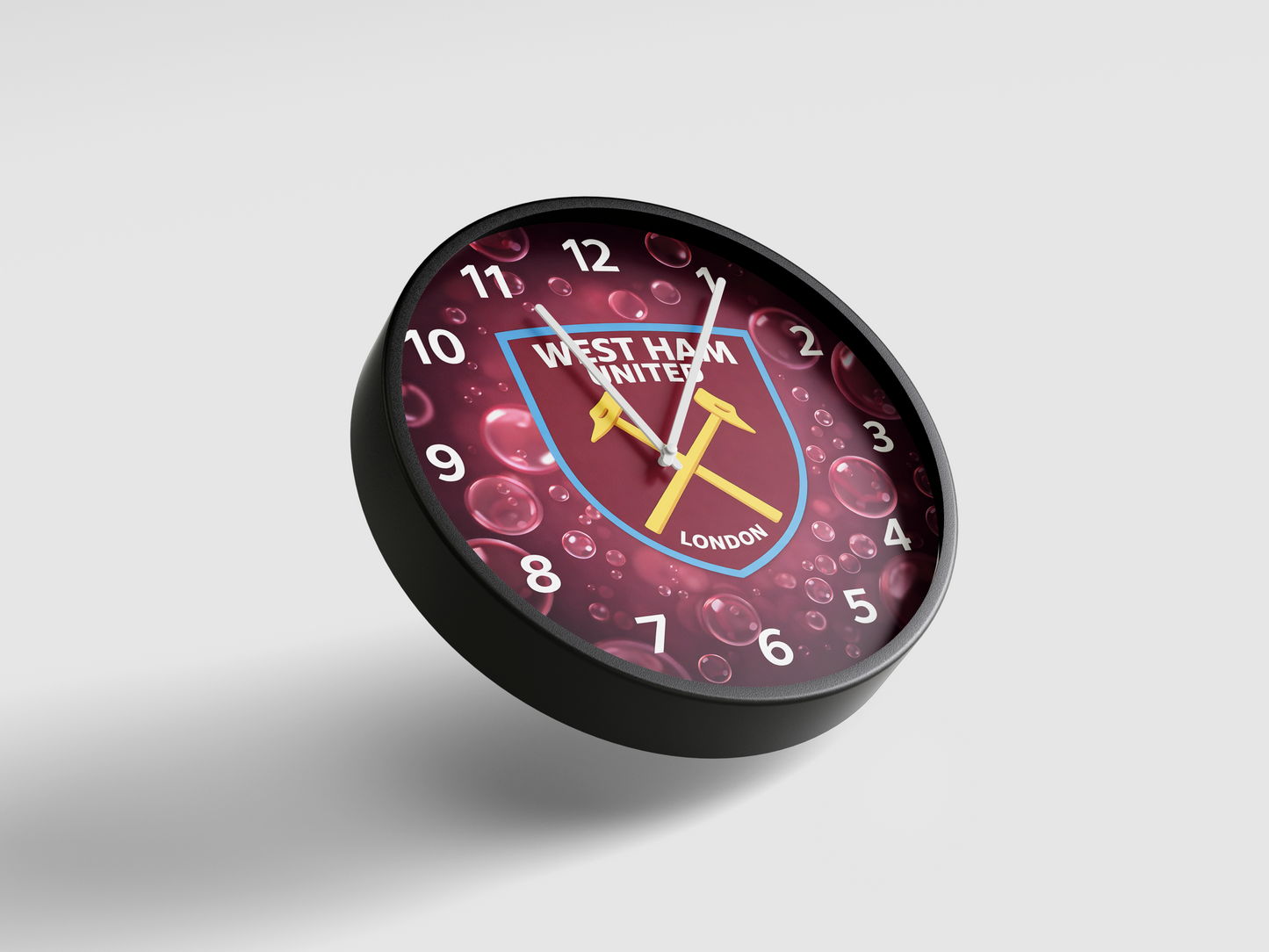 West Ham FC bubbles Wall Clock