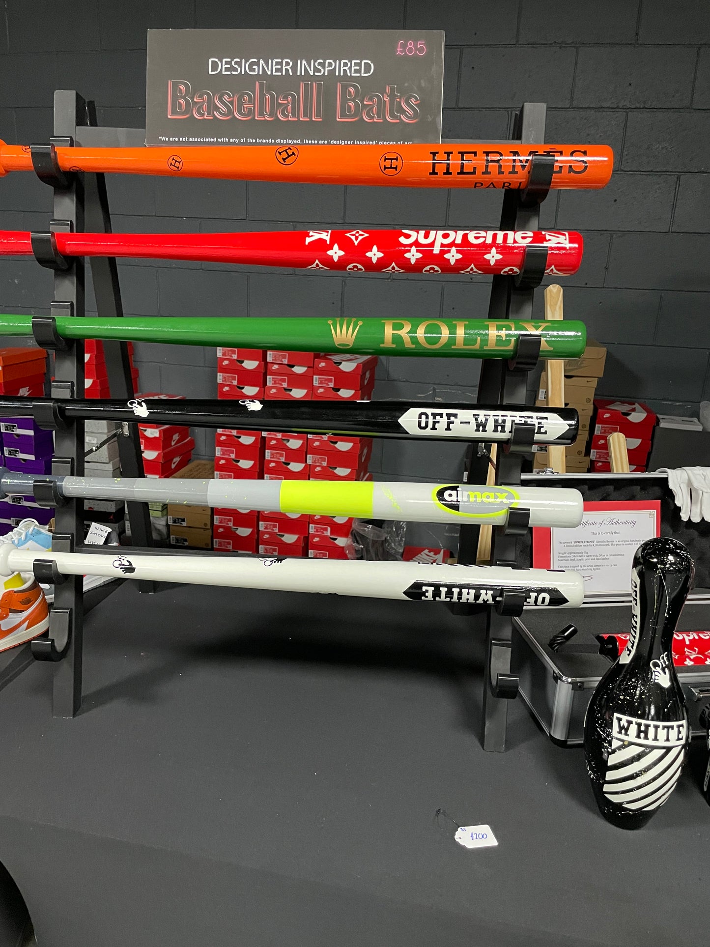 Off-White Baseball Bat (White)